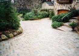 natural stone driveway