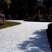 stamped concrete driveway