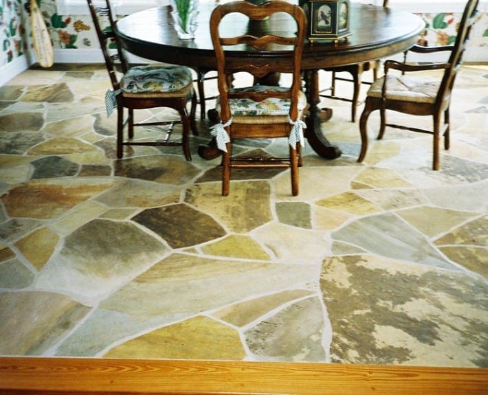 natural stone floor
