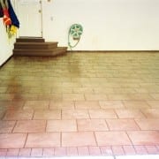 stamped concrete floor